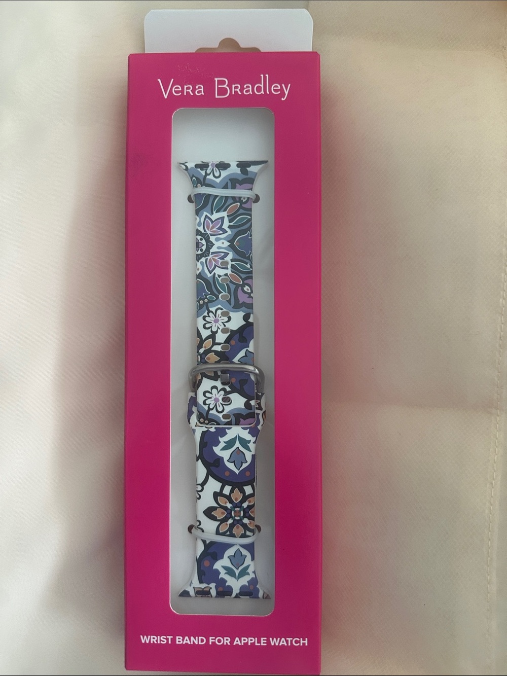 Vera Bradley Floral Apple Watch Band - Purple, Blue, White